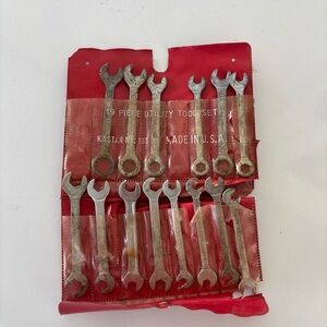 Vintage Kastar 19-Piece Utility Ignition Wrench Tool Set INCOMPLETE MISSING 2